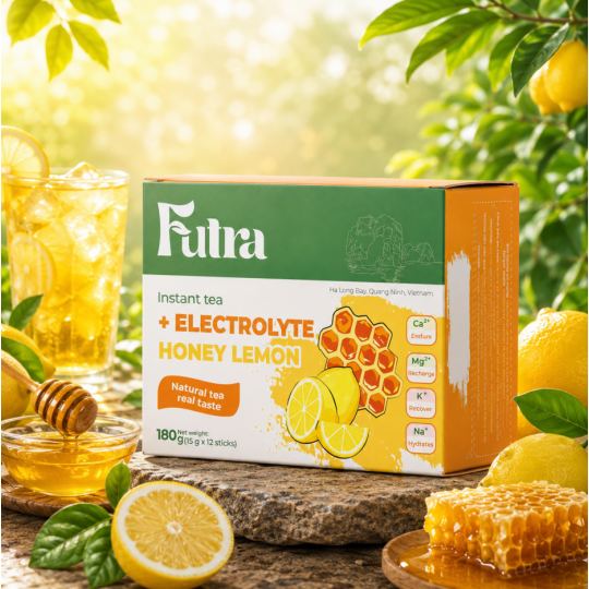 Futra Electrolyte Honey Lemon-Flavored Instant Tea
