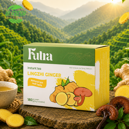 Futra Ginger & Reishi-Flavored Instant Tea