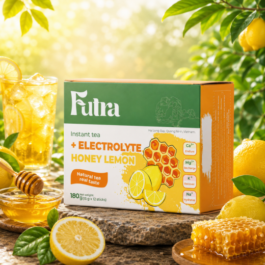 Futra Electrolyte Honey Lemon-Flavored Instant Tea